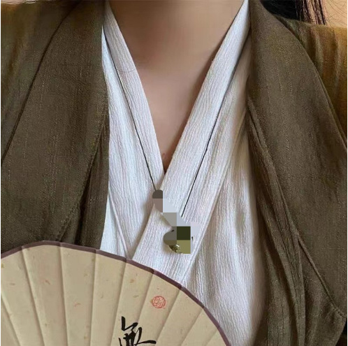 四条装新中式平安扣吊坠编织项链女复古中国风国潮汉服配饰送闺蜜详情2