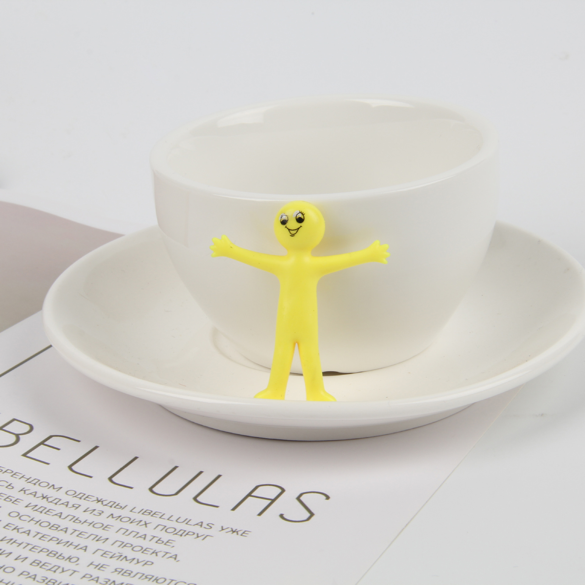 New and unique tpr elastic yellow figurine expression pulling release soft rubber creative Minion stress-relieving toy pic 19