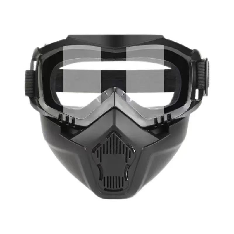 哈雷头戴式电焊面罩防强光护目防护骑行越野防风面罩可拆卸电焊帽详情12