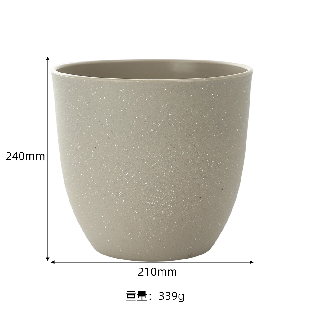 欧式圆形加厚花盆花卉塑料育苗盆家用绿植盆栽落地塑料花盆详情24