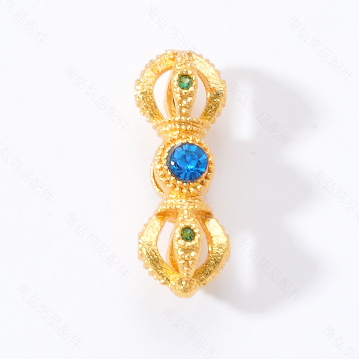 Gold, high color retention, zirconium crown, scepter pendant, necklace clasp, high-end bracelet, beads, DIY accessories, handcrafted ornaments pic 10