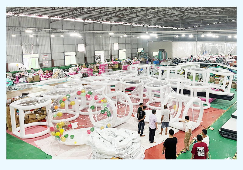 网红星空泡泡屋充气星空顶户外透明充气帐篷露营帐篷充气泡泡屋详情23