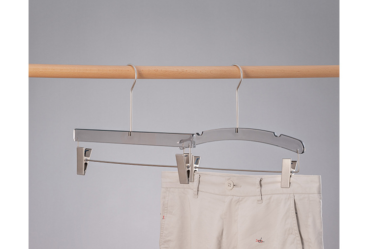 厂家直销亚克力衣架烟灰色亚克力衣架水晶衣架服装店衣架网红衣架详情16