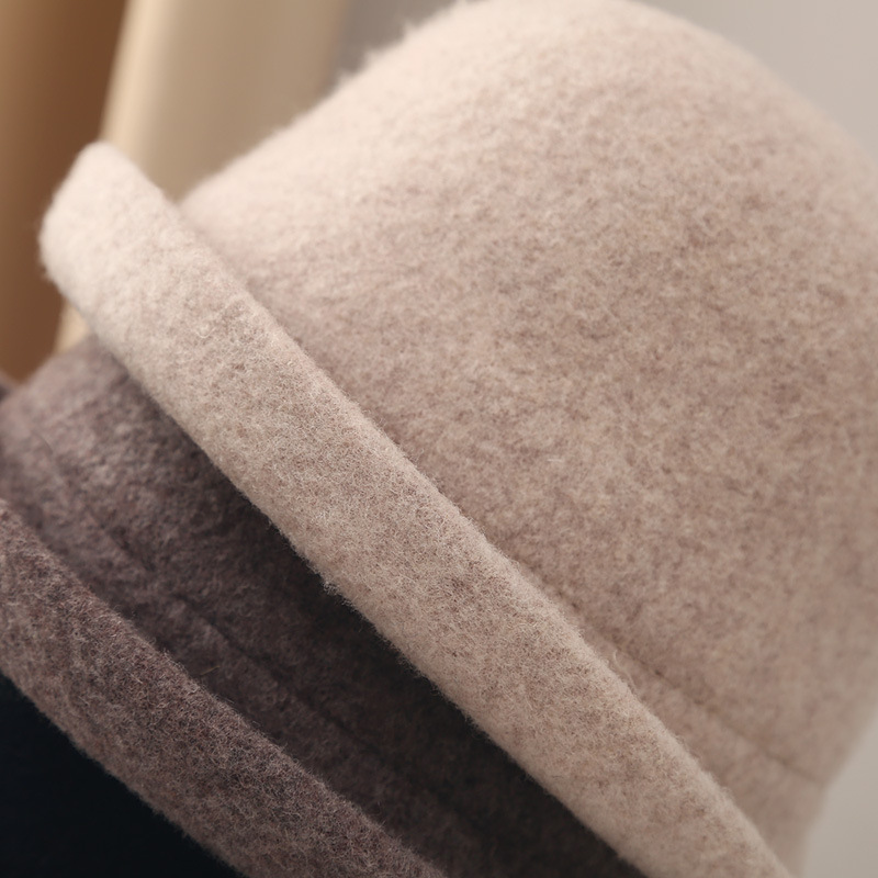 WHD21L31绵羊帽女士秋冬季保暖韩版百搭英伦复古盆帽头围54-59CM详情4