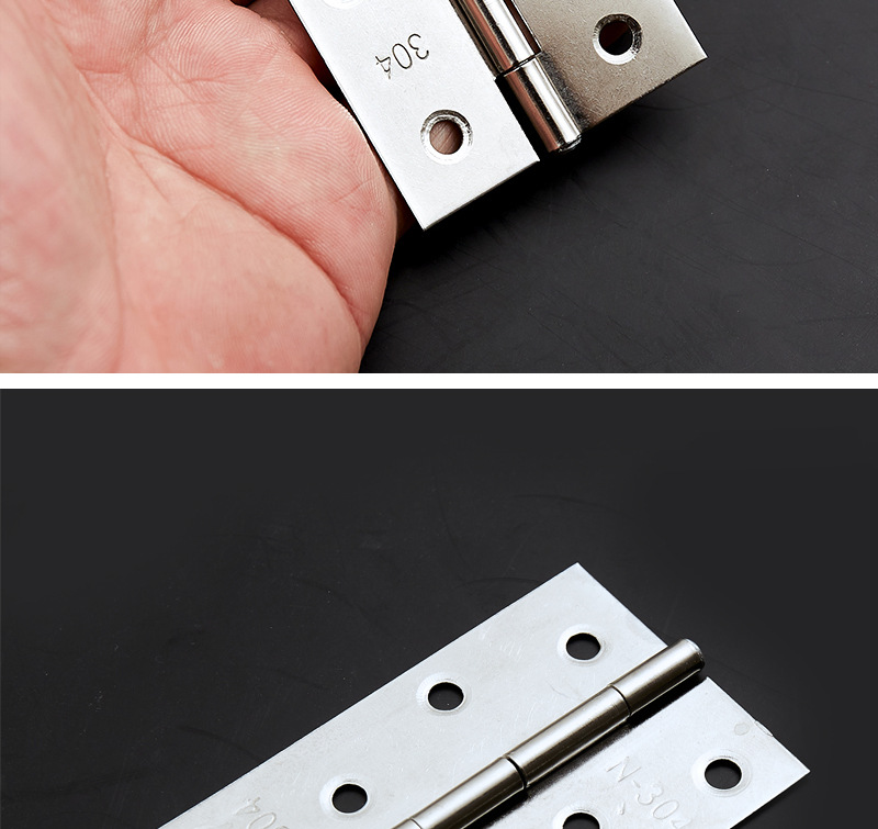 Stainless steel swing hinges for doors and Windows, 1-inch, 1.5-inch, 2-inch, 3-inch, 4-inch folding hinges for wooden boxes and bags pic 10