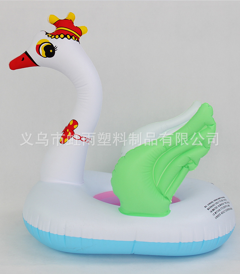 冠鹅艇水上充气儿童座圈带扶手防侧翻游泳圈婴儿坐圈批发安全耐用适用水上娱乐详情10