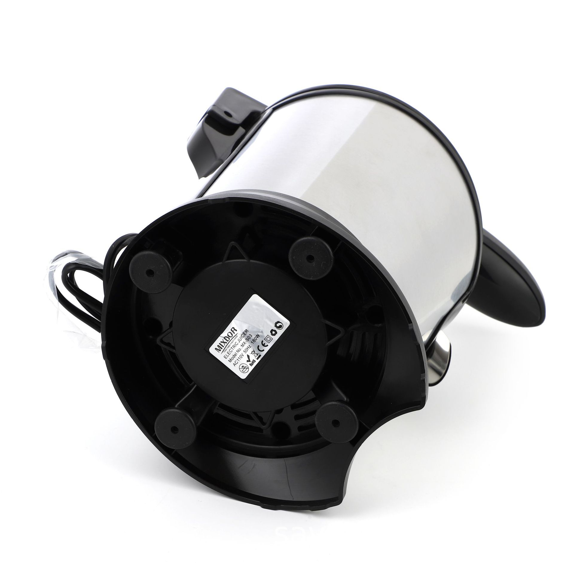 American standard 110V stainless steel hand-pressed electric lemon machine, household multi-functional fruit pulp and juice separator pic 7