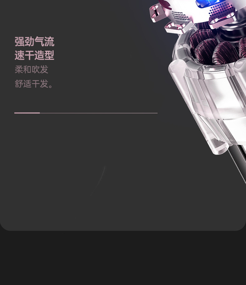 电吹风机家用蓝光冷热风大功率宿舍学生发型师专用跨境电商吹风筒详情14