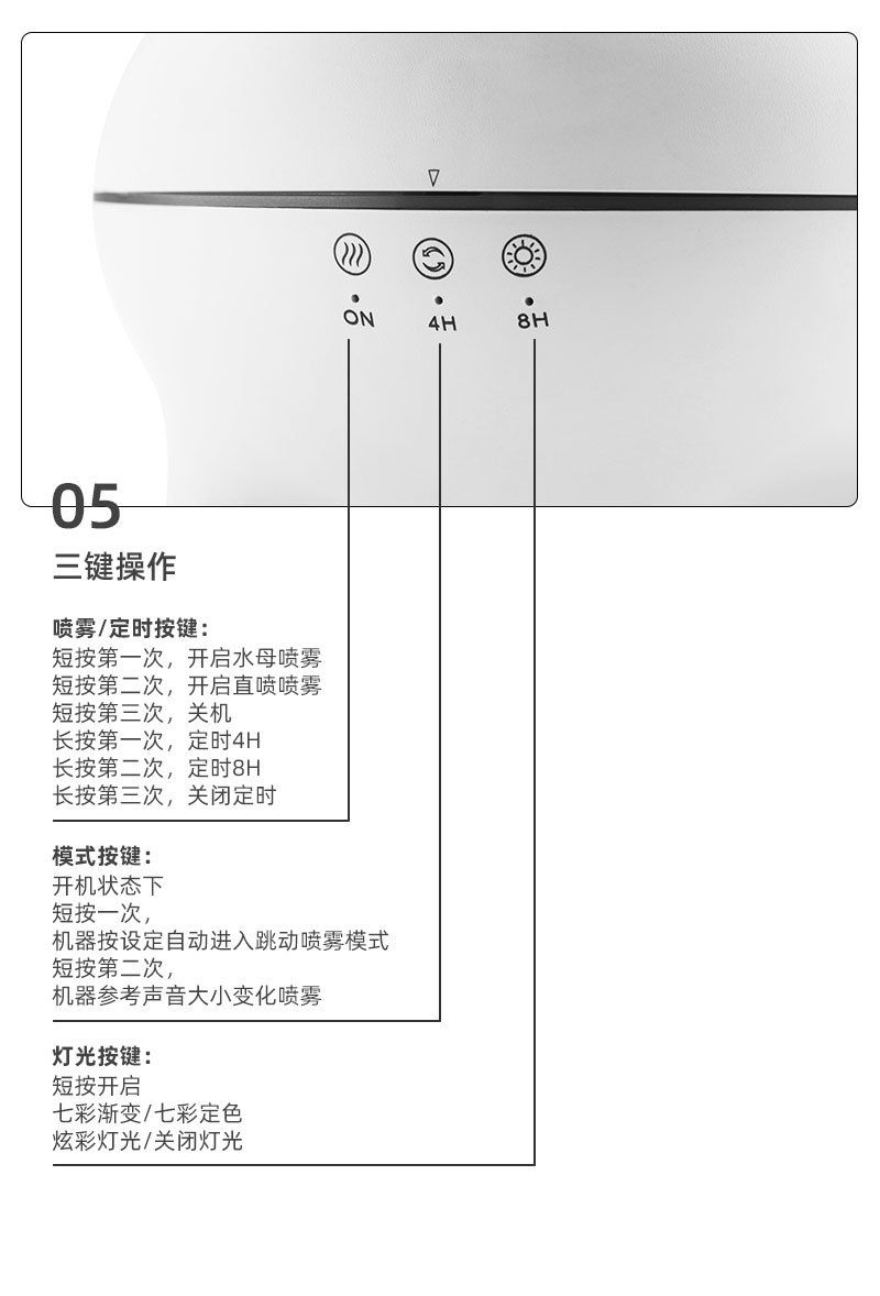 Cross-border flame mist ring aroma diffuser humidifier, jellyfish dynamic color light, wood grain essential oil multi-hole aroma diffuser pic 18