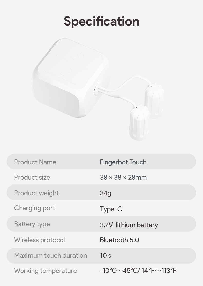 tuya touch screen finger robot dual-control Bluetooth graffiti Intelligent remote control timed screen clicker pic 13