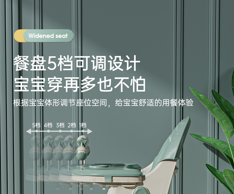 跨境批发宝宝餐椅婴儿童多功能可折叠吃饭椅便携婴儿餐桌喂饭家用详情21
