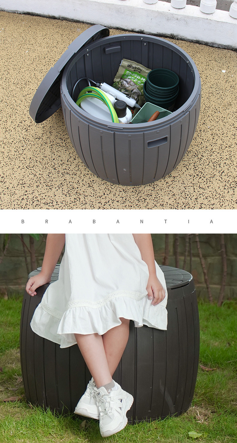 防晒庭院花园收纳柜工具阳台户外防雨储物柜大容量杂物玩具收纳箱详情11