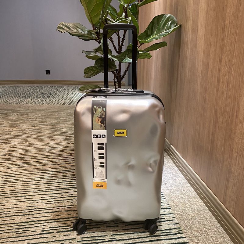 意大利耐用拉杆箱 万向轮潮流凹凸新款旅行箱 超轻外贸出口行李箱详情3