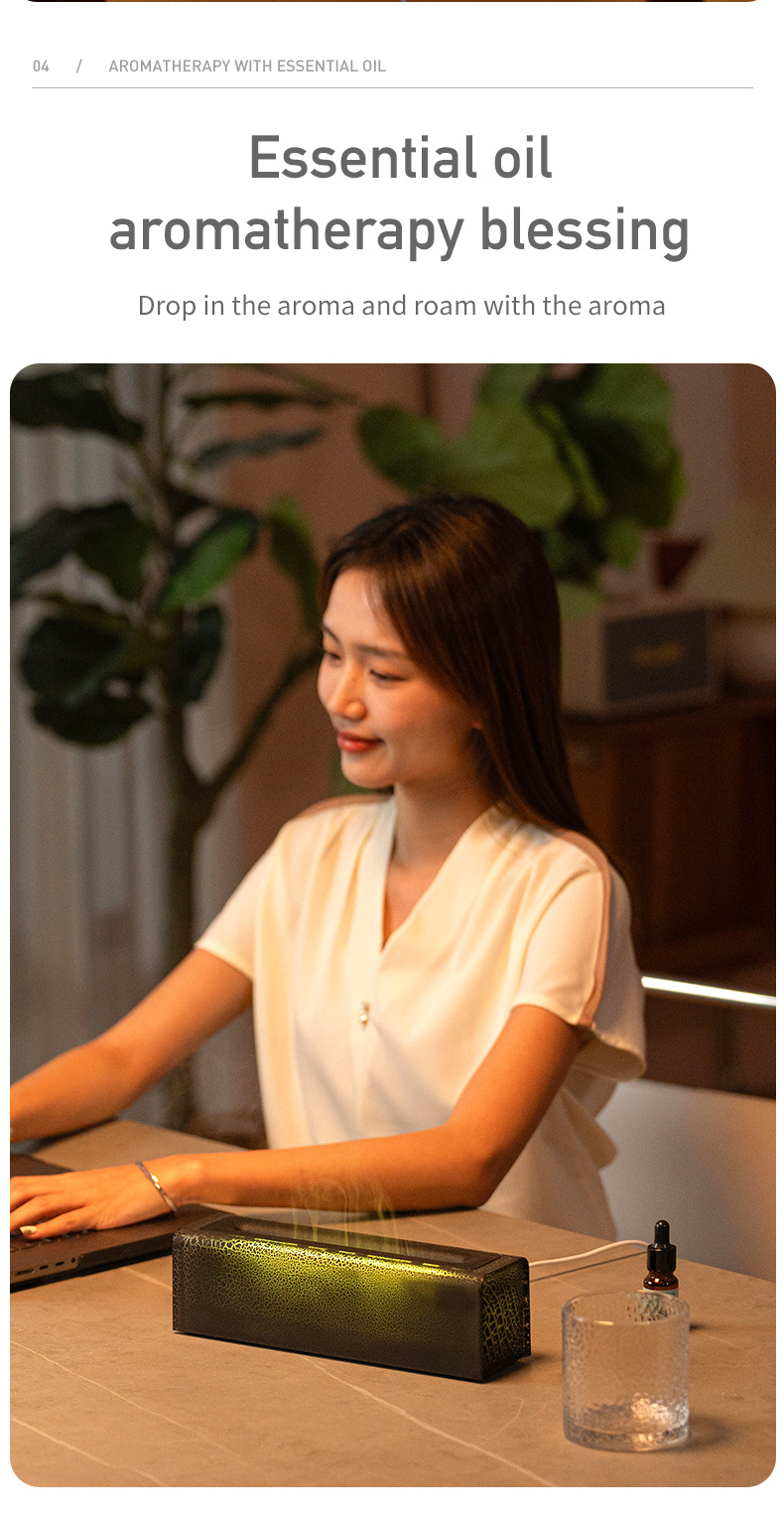 创意新品熔岩七彩火焰香薰机桌面家用氛围usb插电仿真火焰加湿器详情24