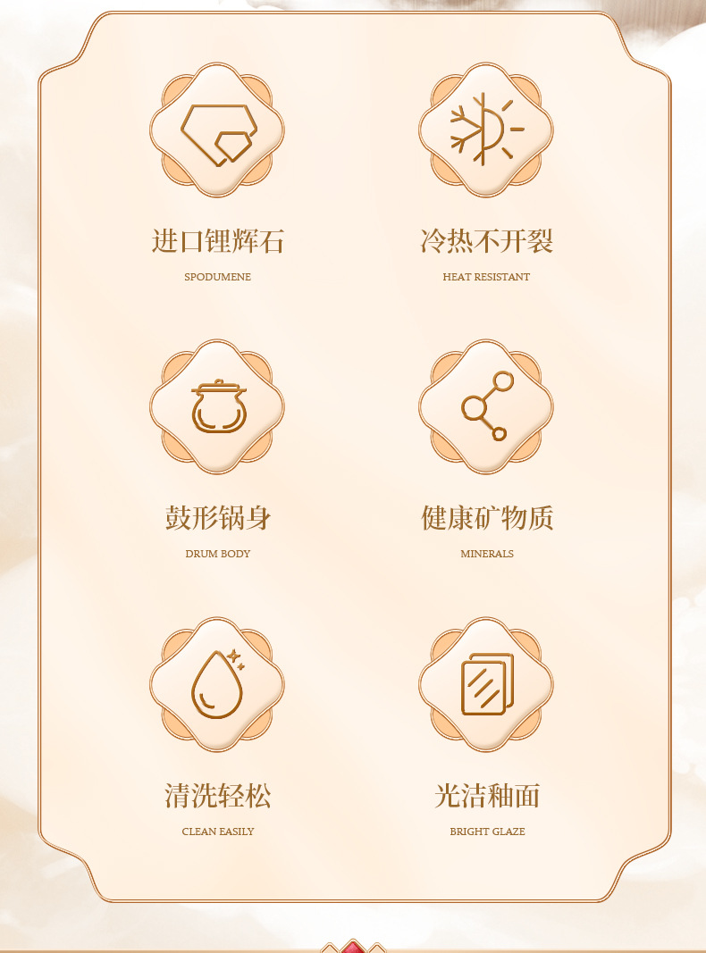 Clay pot stew pot, ceramic pot, household gas small clay pot, soup pot, special soup pot for gas stove, soup pot, dry-fired clay pot pic 3