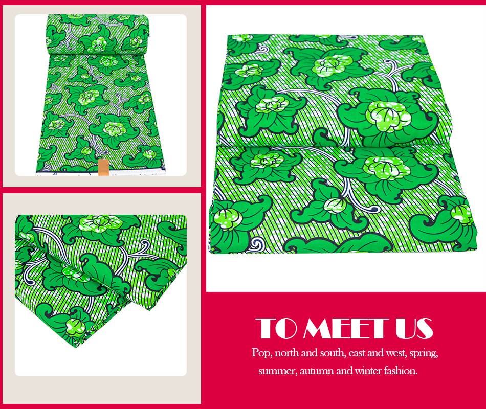 2024现货代发非洲蜡染布双面涤纶几何印花面料africanfabric外贸详情19