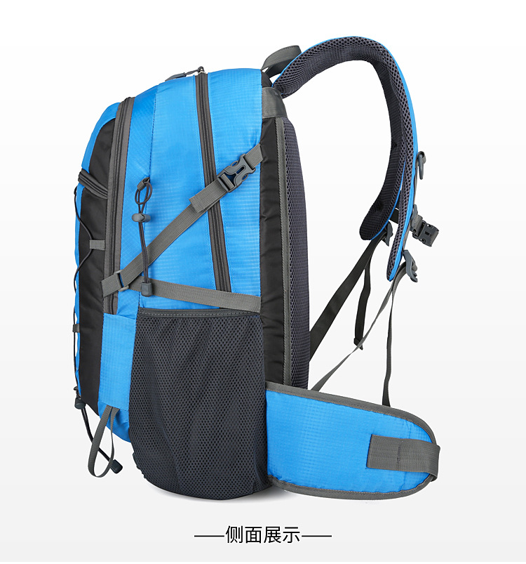 New fashionable outdoor mountaineering large-capacity lightweight hiking fitness travel bag, simple backpack for junior and senior high school students pic 30