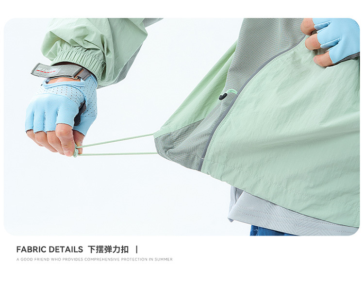 山系户外UPF50+防晒衣男夏季薄款冰丝透气连帽轻量凉感休闲防晒服详情39