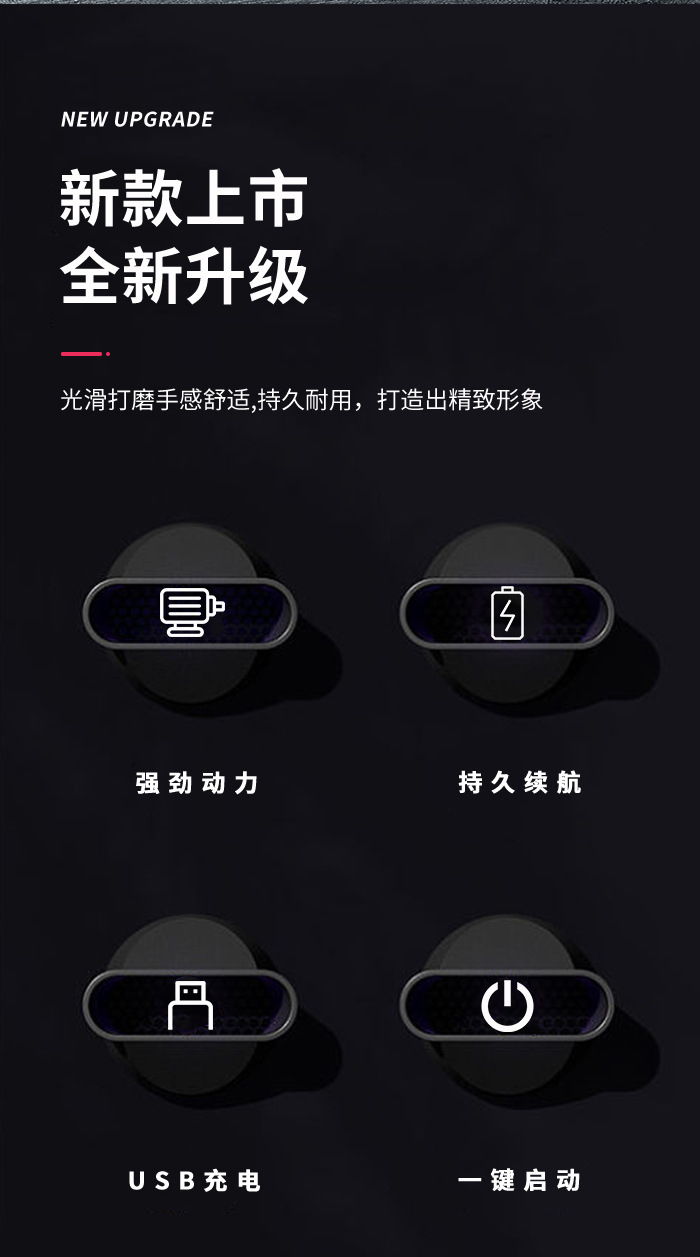 科美迷你电动剃须刀KM-T15男士刮胡刀全身水洗旋转胡须修剪器批发详情3