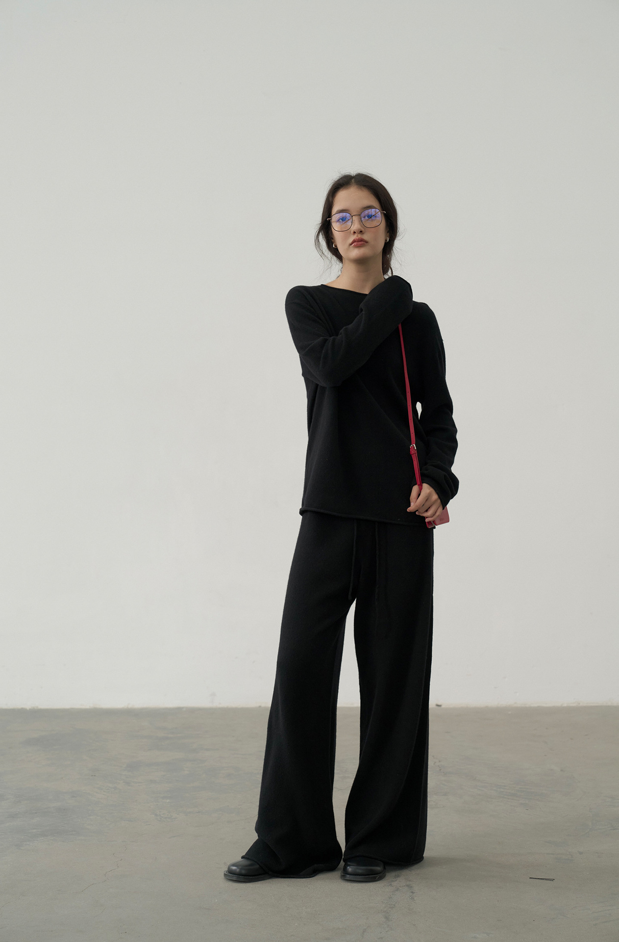 Korean-style seamless one-piece process round-neck pullover cotton and wool sweater, basic base layer for women a1183 in autumn and winter pic 27