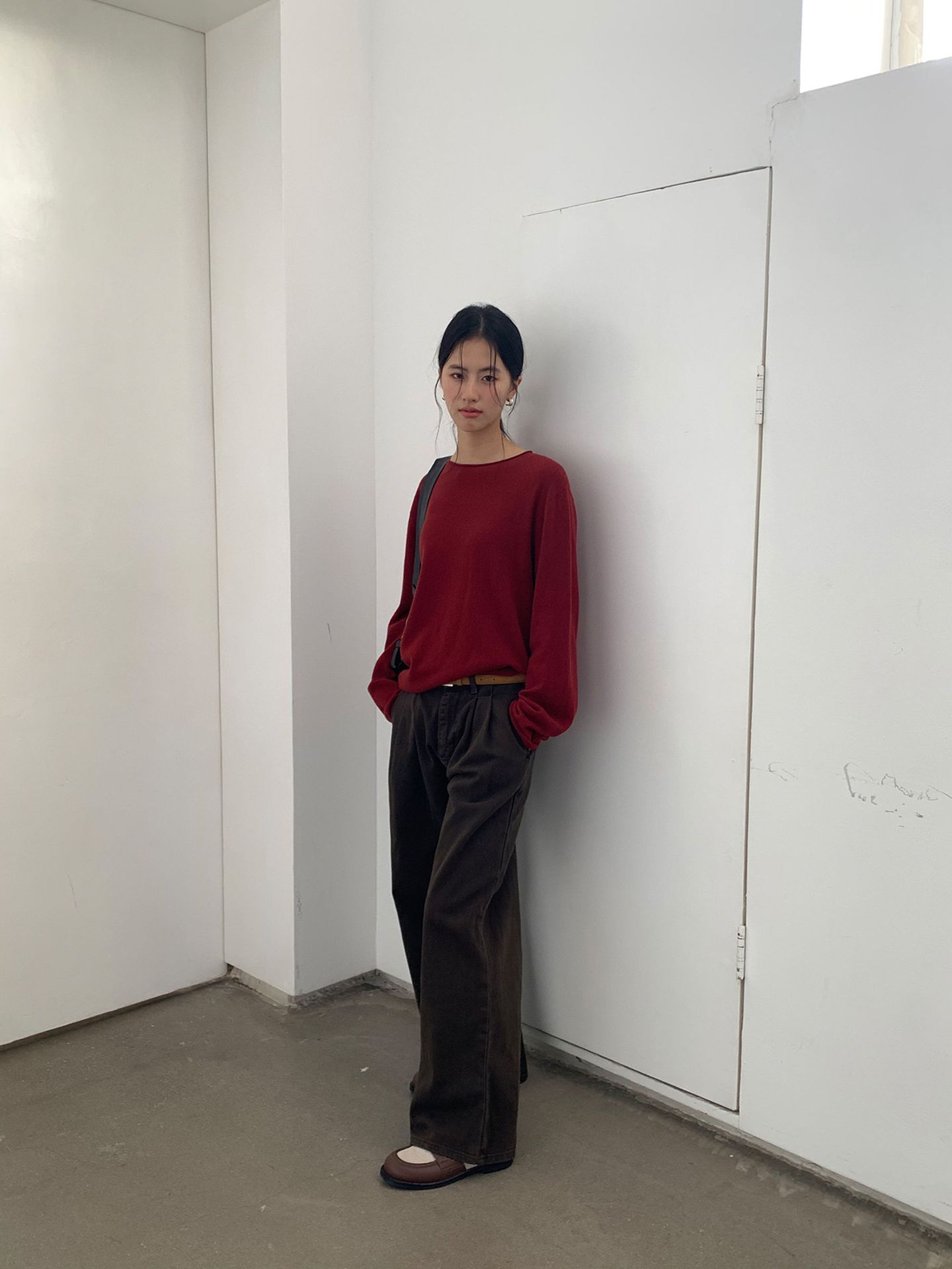 Korean-style seamless one-piece process round-neck pullover cotton and wool sweater, basic base layer for women a1183 in autumn and winter pic 97