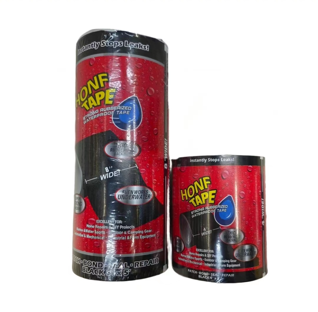 Black, transparent waterproof tape for water seepage and leakage prevention on building roofs, toilets, buckets, etc., 30cm*1.5m pic 11