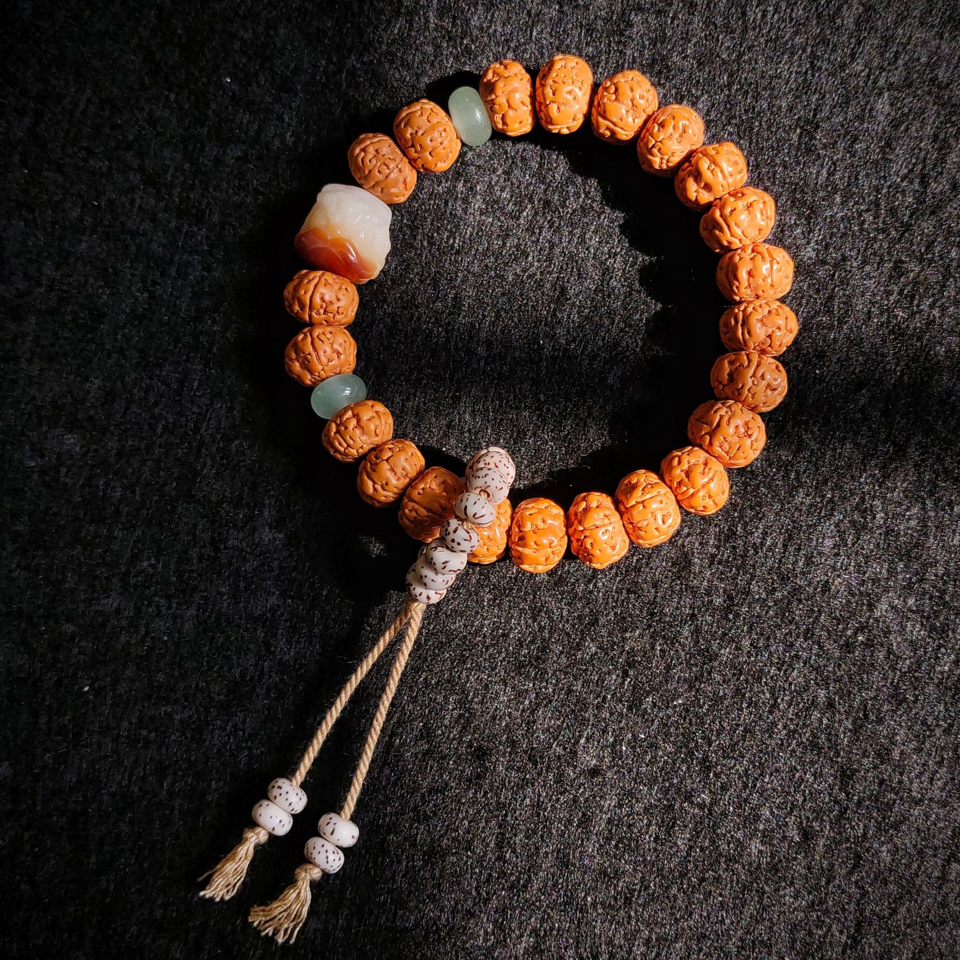 树王小金刚菩提手串搭菩提醒狮爆肉金刚菩提子男女款盘玩手持念珠详情12