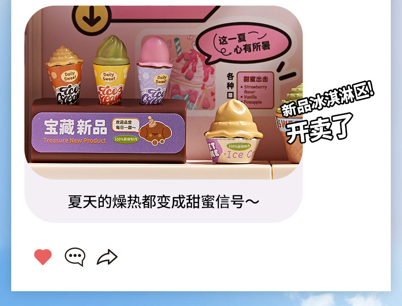 儿童DIY拼装小屋仿真商店微缩场景别墅娃娃屋过家家积木玩具礼物详情14