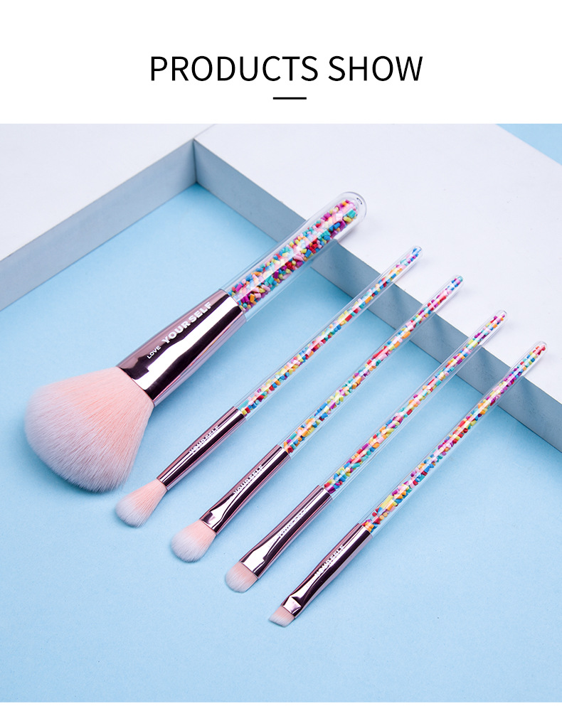 卓尔雅美妆化妆工具套装五支糖果粒眼影散粉刷初学者彩妆全套美容护肤详情9