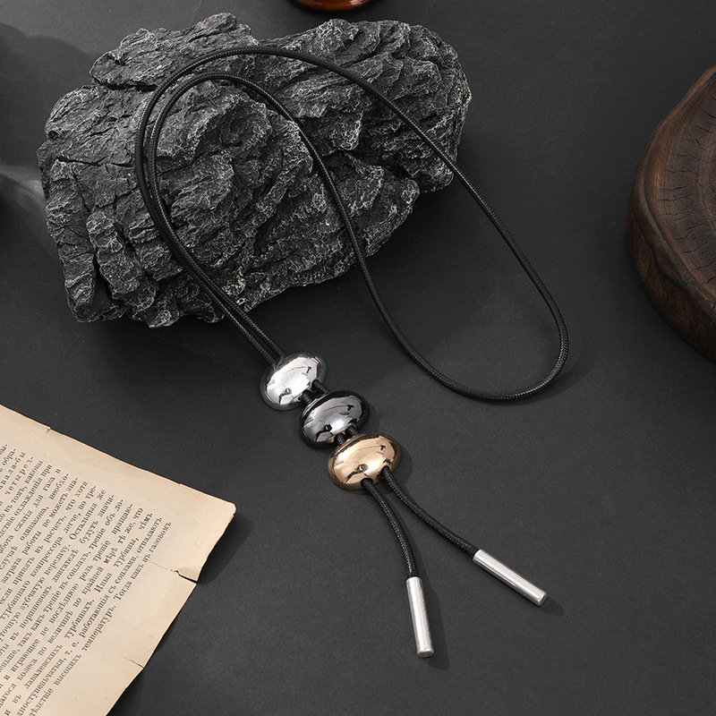 亚马逊专供长款项链时尚百搭简约吊坠几何饰品女士毛衣链欧美跨境详情11