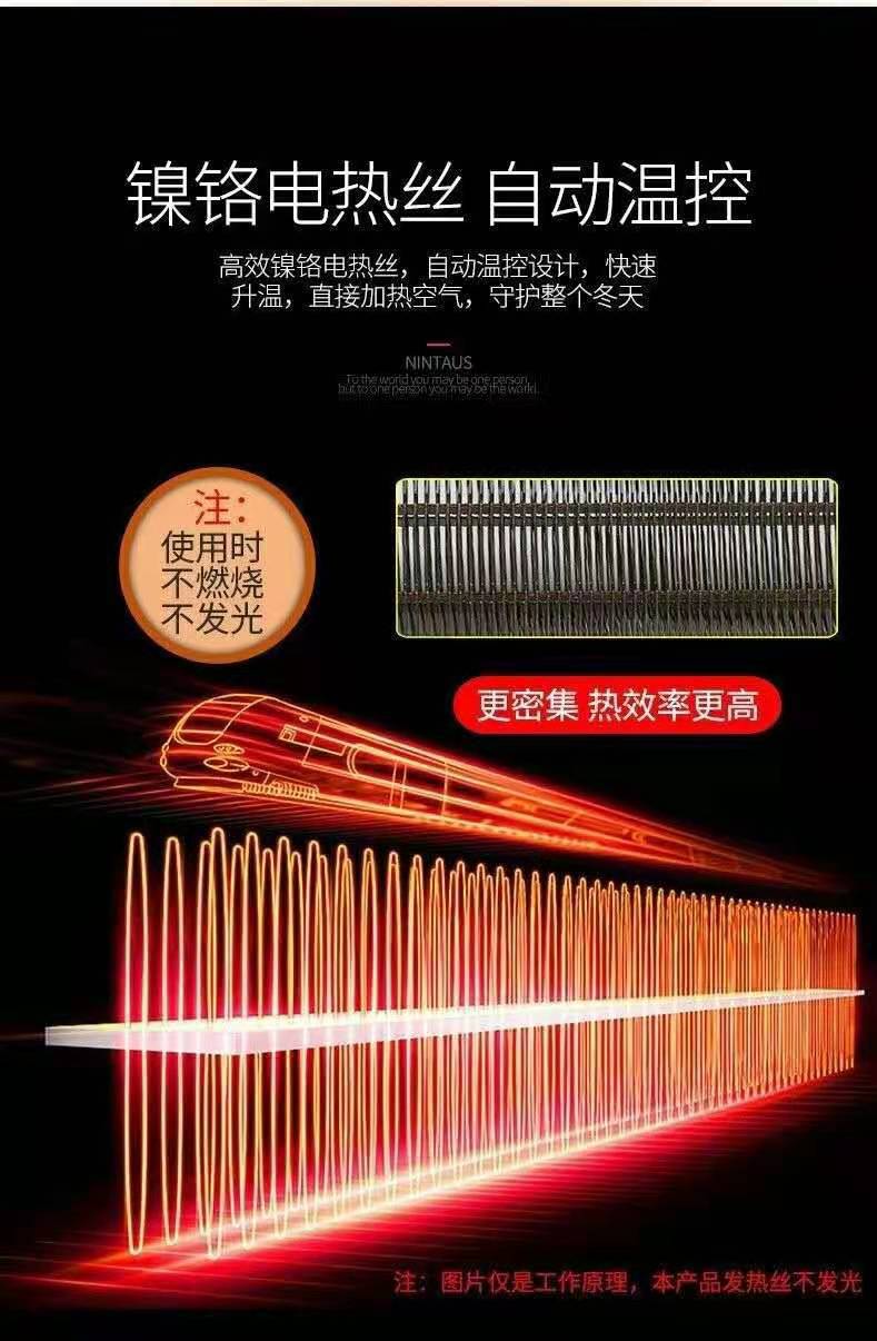 外贸取暖器家用电烤炉电暖器电热扇跨境暖风机2000WFANHEATER详情2