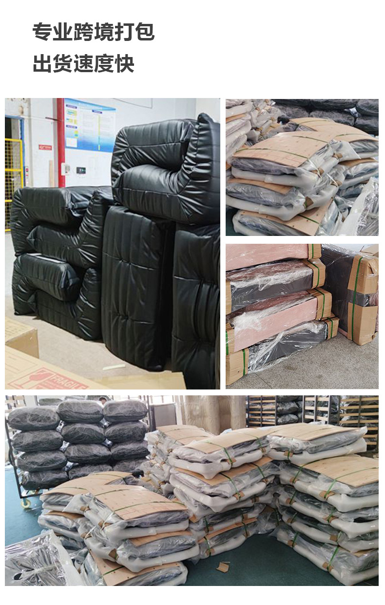 Simple velvet sofa and chair for export, fabric single sofa Sofachair, bedroom balcony tatami compression sofa pic 5