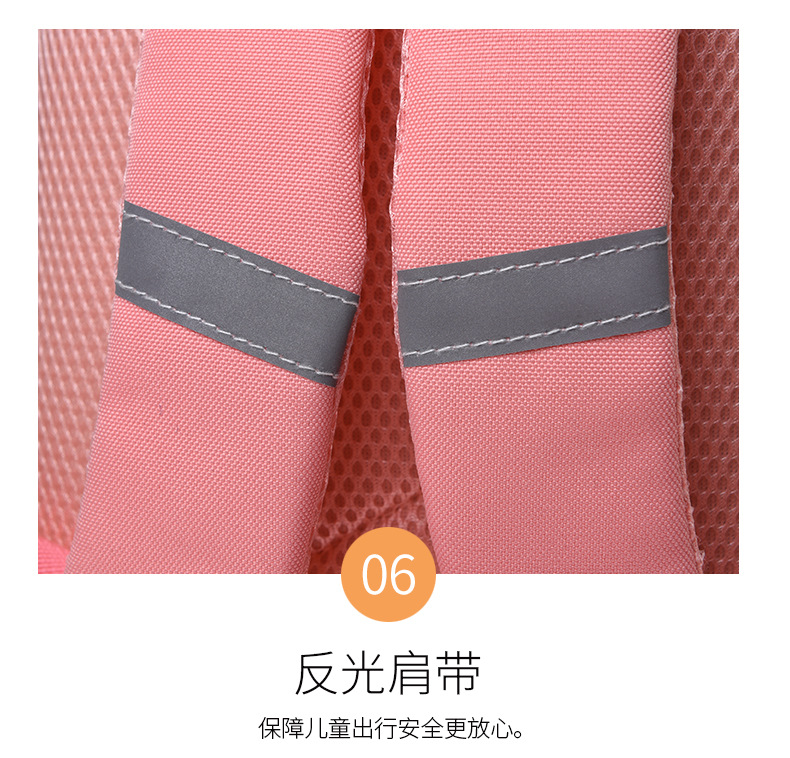 小学生书包卡通库洛米一二年级萌娃双肩背包耐脏护脊减压儿童背包详情19