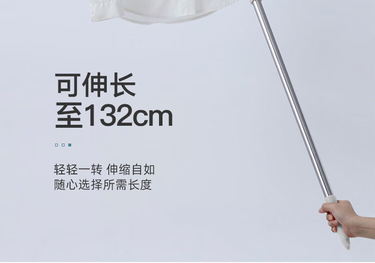 晾衣杆取衣可伸缩调节撑衣衣架【加厚】不锈钢衣叉挑衣杆时尚灰批详情7