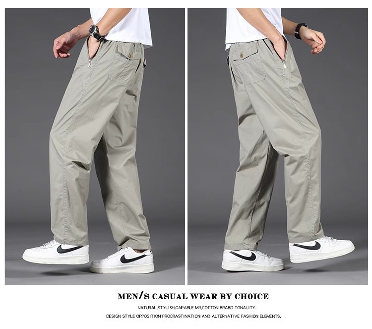 Men's loose straight-leg quick-drying pants, casual pants, men's trousers, men's quick-drying clothing and pants pic 17