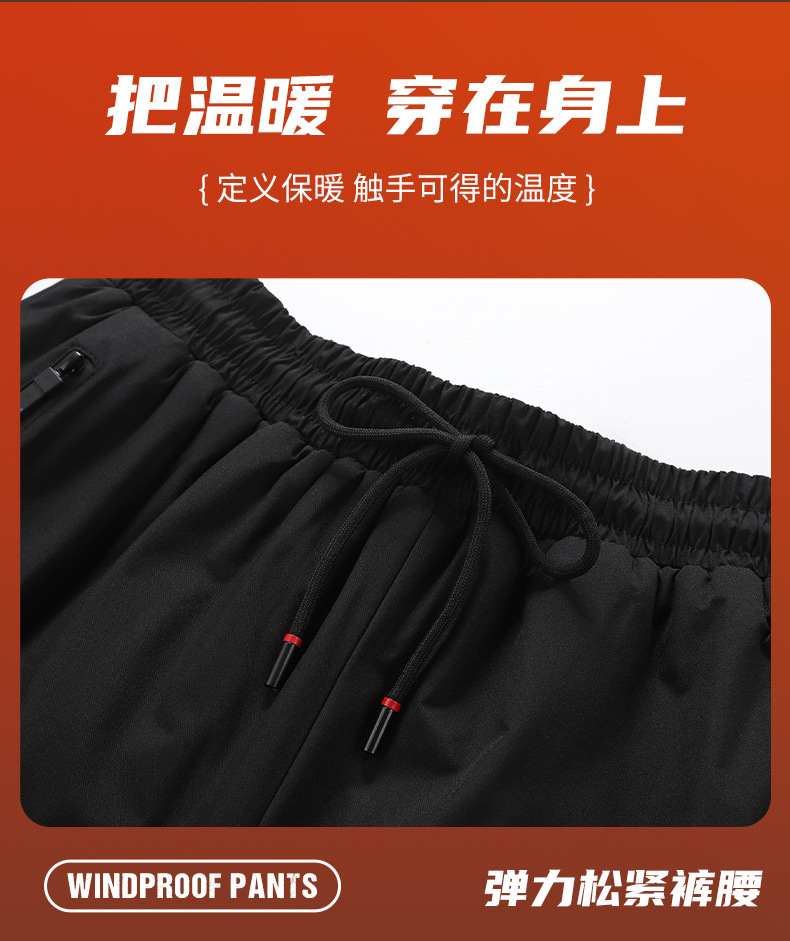 秋冬款加绒加厚羊羔绒加大加肥保暖御寒科技升温裤子休闲棉裤直筒详情25