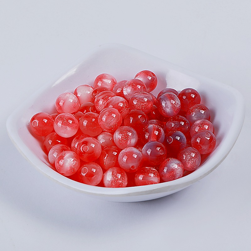 10/12mm光变珠子变色珠子树脂圆珠直孔散珠子diy手工手串项链材料详情11