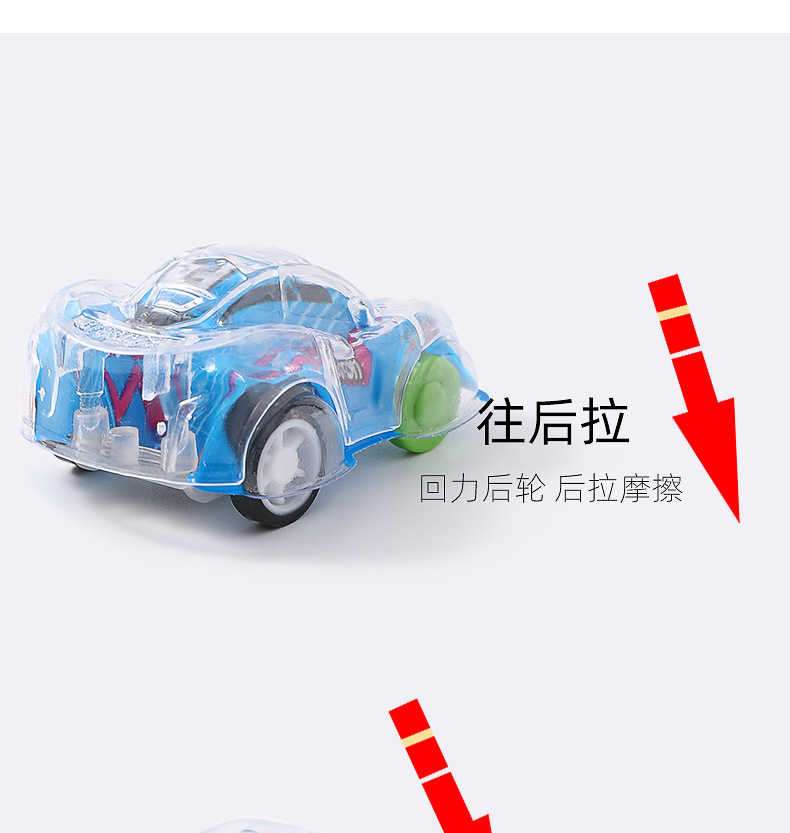 Color-printed small cars, rebound cars, inertia mini gifts, girl toy cars, boy toys, kindergarten prizes pic 10