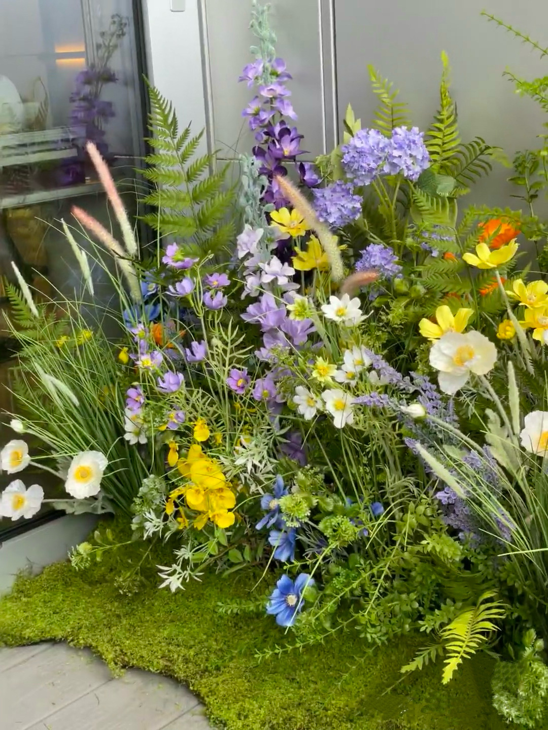 莫奈花园仿真花材diy布景假花花店造景仿真绿植网红打卡拍照道具详情3