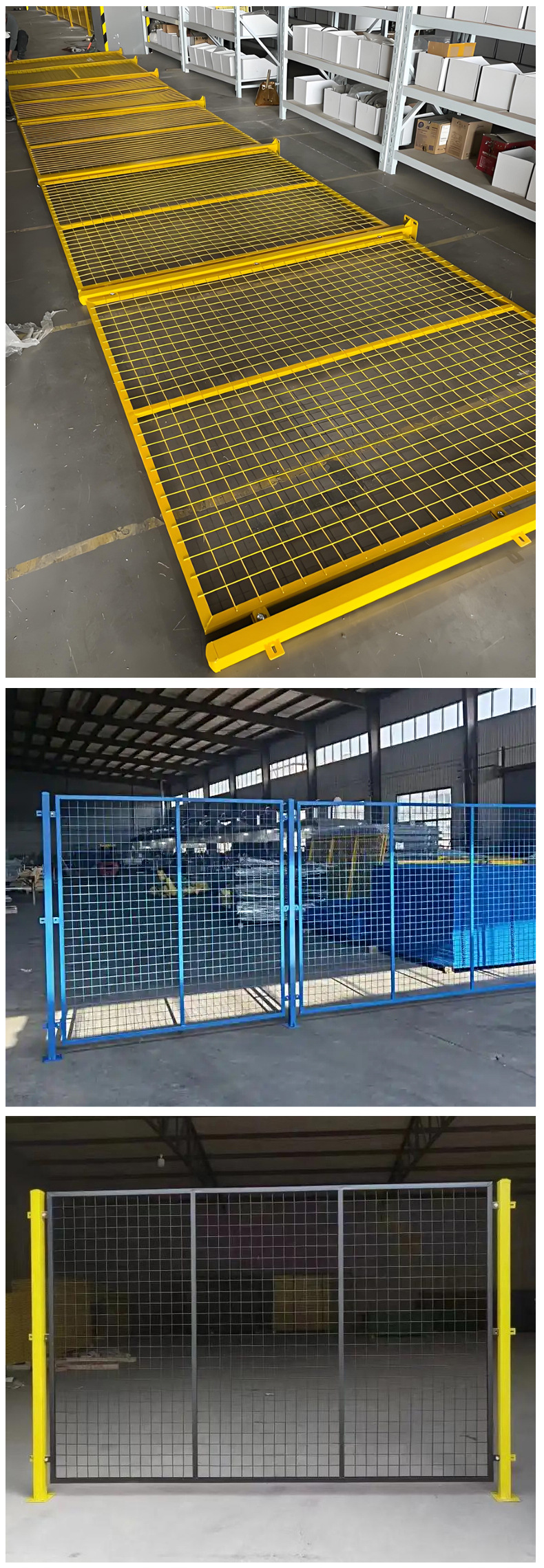 Thickened, non-drilling warehouse fence, factory equipment, wire mesh protective net, fence, enclosure, partition, workshop isolation net pic 32