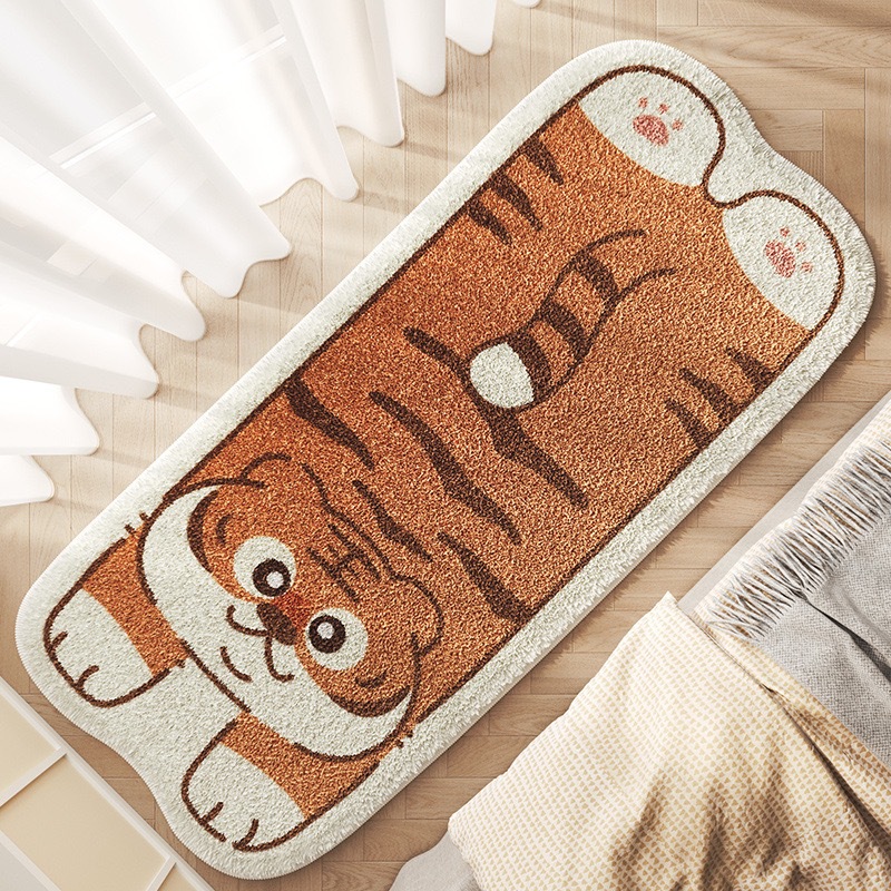 Irregular-shaped French fries, puppy imitation cashmere thickened bedside blanket, anti-slip and breathable cotton and linen base carpet floor mat, household dirt-resistant, cross-border export factory processing polyurethane floor mat, waterproof and anti-slip soft mat, industrial floor mat, tent floor mat, outdoor floor pic 23