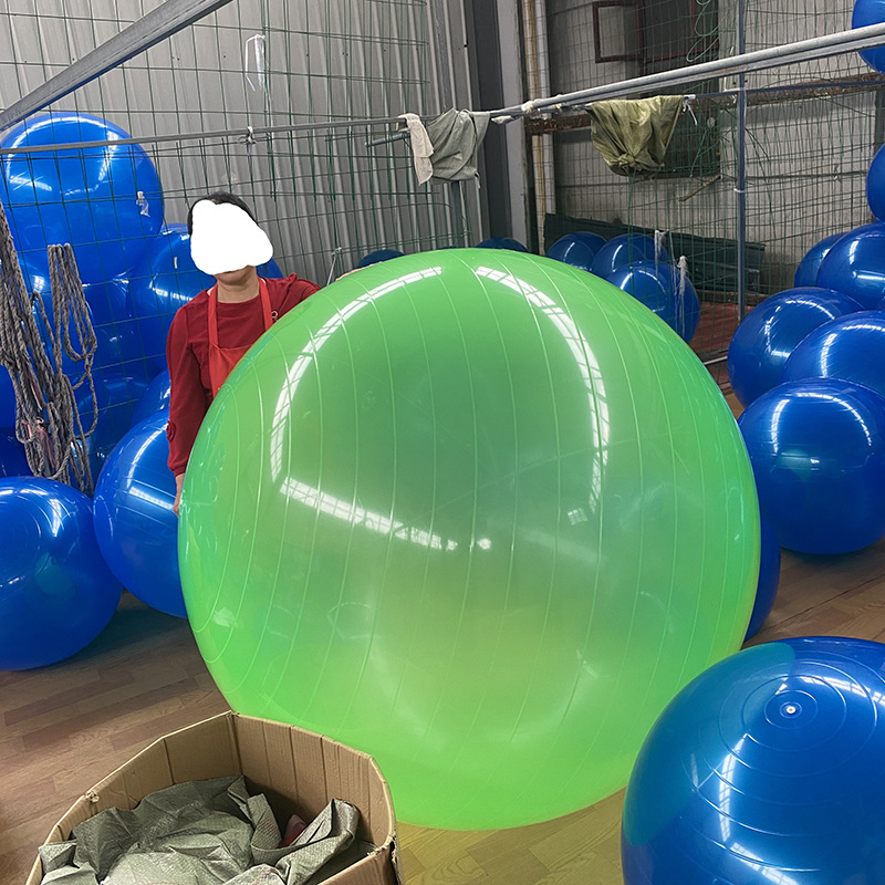 120CM健身球加厚防爆PVC感统训练外贸孕妇助产巨大瑜伽球16P环保详情4