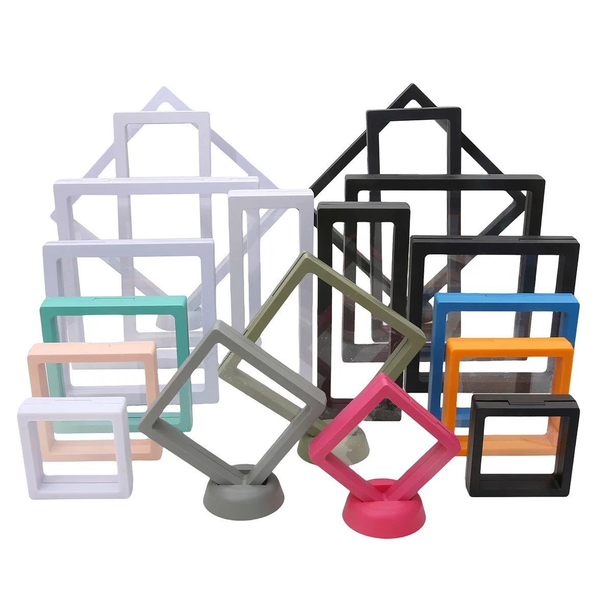 高密封性PE膜首饰盒包装高级感耳钉手串珠宝防氧化收纳展示悬浮盒详情10