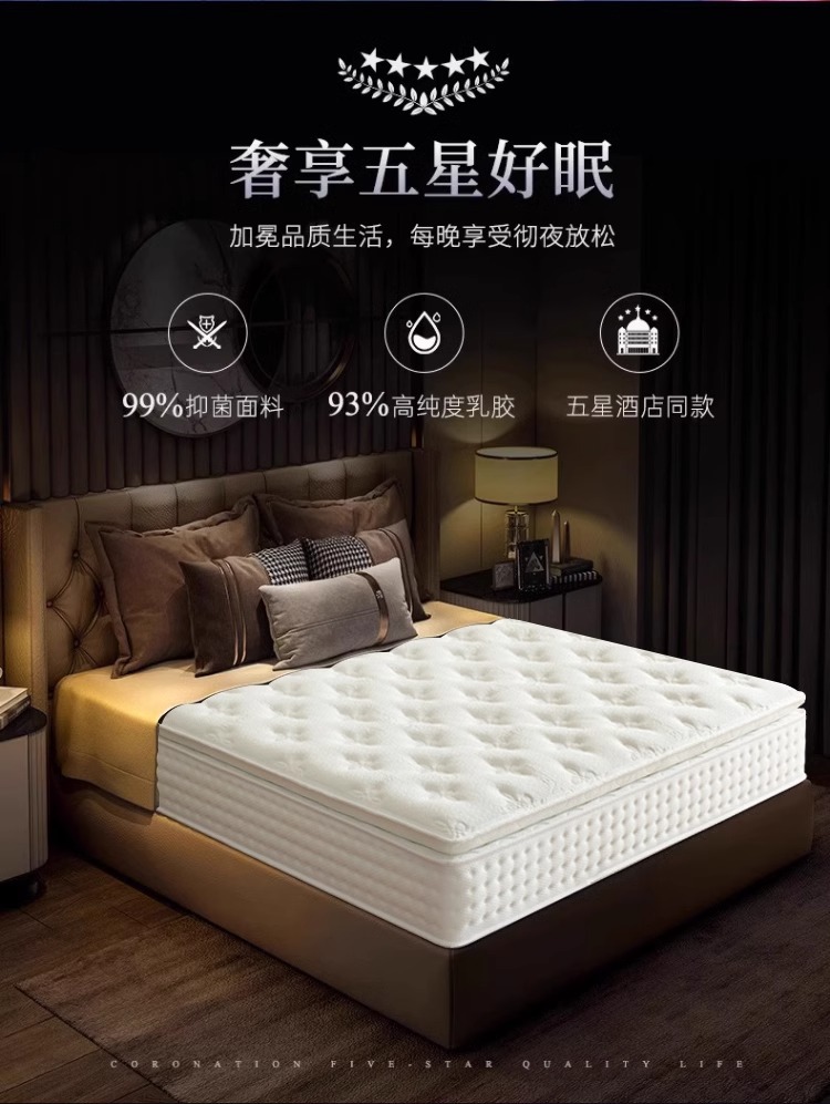 Hilton five-star hotel mattress Home Simmons independent bag elastic memory foam thickened soft pad pic 2