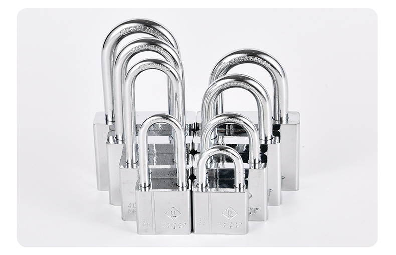 The universal padlock is a universal lock that can be opened with one key. It is a single-core power box lock that can be opened with multiple small steel lock heads pic 8