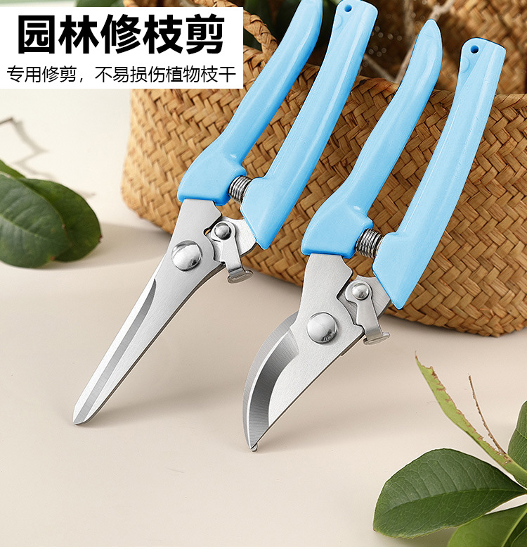 园林花剪园艺剪刀修枝摘果剪强力剪子不锈钢修枝剪多功能园林工具详情7