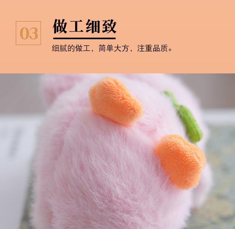 网红可爱小鸭子毛绒玩具挂件嘟嘟鸭毛绒钥匙扣挂饰玩偶活动小礼物详情7