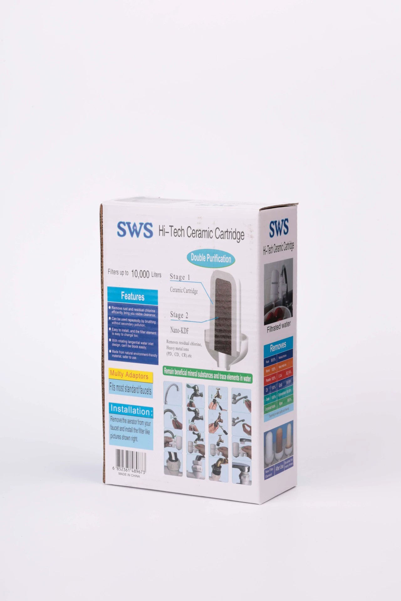 Household faucet water purifier pre-filter municipal tap water environmental protection water guardian English packaging pic 6