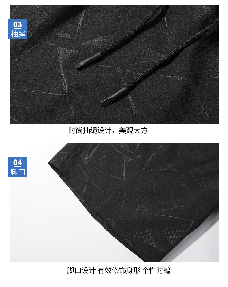 冰丝短裤男夏季潮流加肥加大码运动休闲裤宽松速干沙滩外穿五分裤详情16