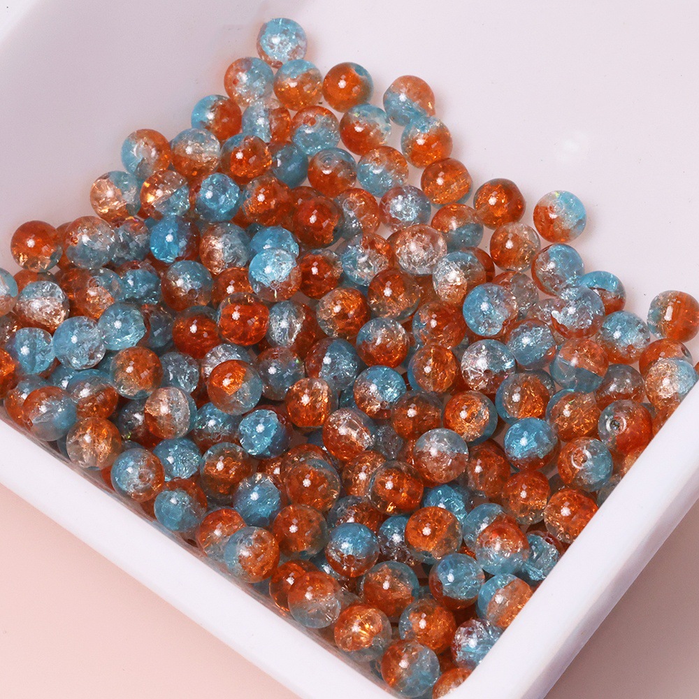 新10mm三色冰魄裂纹珠手工琉璃串珠散珠diy饰品手链配件项链材料详情26
